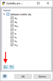 Základní vnitřní síly, které se mají upravit