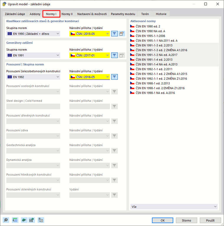 Výbrat národní přílohu