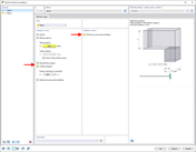 Návrhová podpora na začátku sady prutů