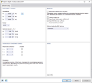 Nastavení pro import DXF
