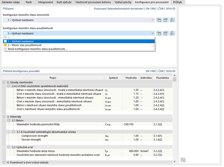 Přiřazení návrhové konfigurace