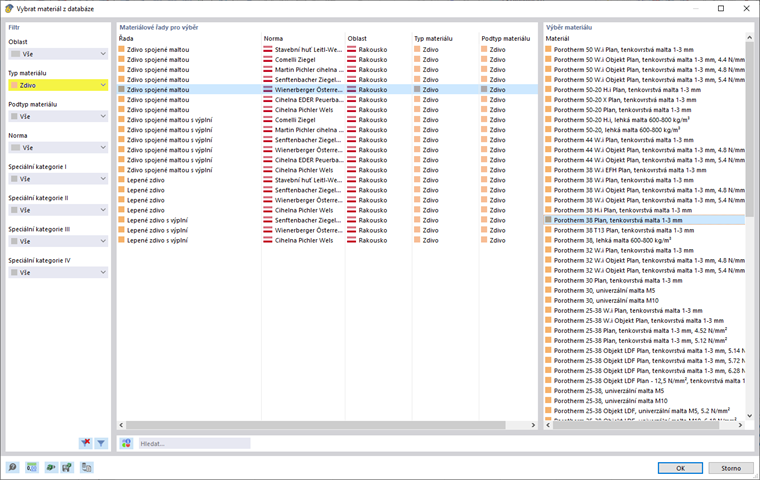 Analýza materiálů vnitřní konstrukce stěny. Zaměření na stavbu a vědu o materiálech.