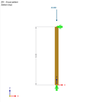 KB 001848 | Posouzení dřevěných sloupů podle normy 2018 NDS v programu RFEM 6