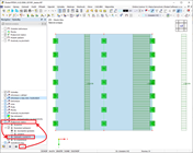 FAQ 005385 | Pro dokumentaci výsledků bych chtěl svislé výsledky liniové podpory zobrazit přehledně v půdorysu. Jaký nastavení