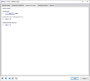 Dialog 'Nový model - základní údaje', záložka 'Nastavení pro výztuž'