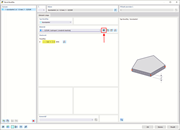 Uživatelské rozhraní pro zadání nové tloušťky materiálu v softwaru pro stavební inženýrství s parametry.