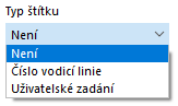 Vybrat typ označení