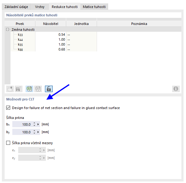 Možnosti pro křížem lepené dřevo