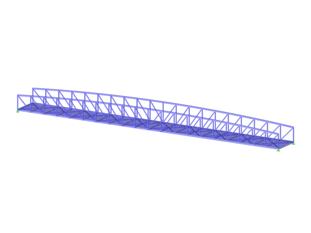 Model 004345 | Příhradový most Pratt