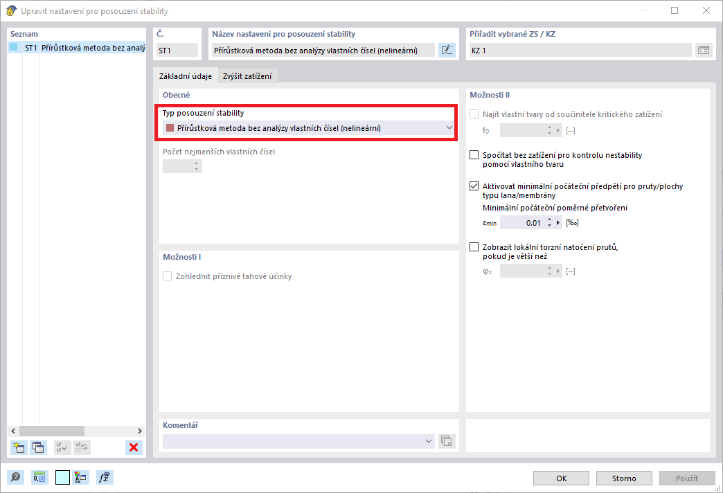 FAQ 005397 | Mohu v programu RFEM 6 nebo RSTAB 9 postupně zvyšovat zatížení?