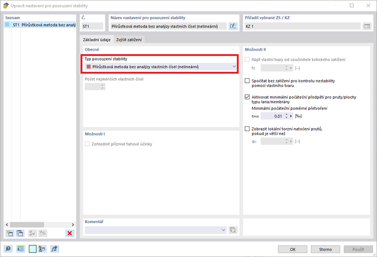 FAQ 005397 | Mohu v programu RFEM 6 nebo RSTAB 9 postupně zvyšovat zatížení?