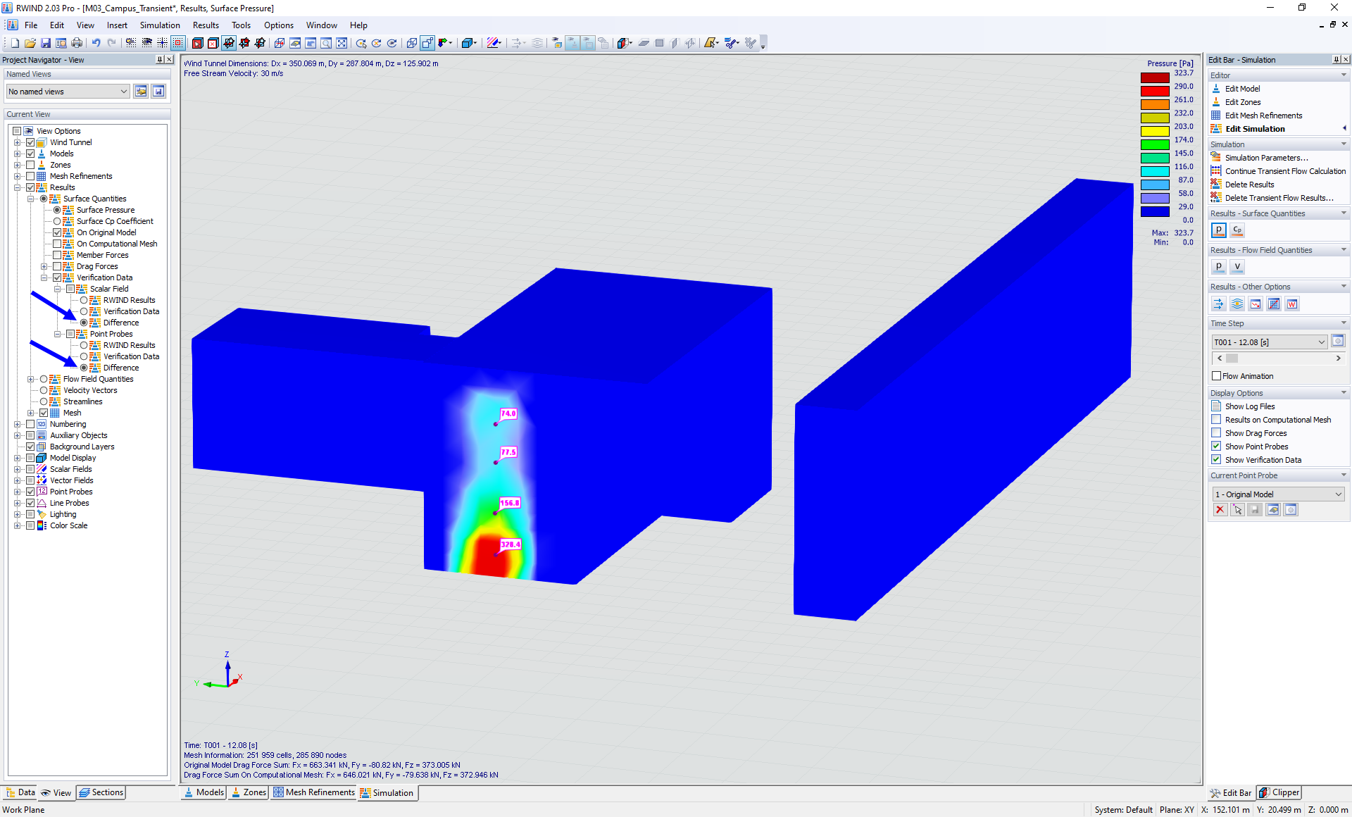 Verifikační data, rozdíly