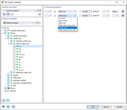 Definice filtrovacích kritérií pro výsledné hodnoty