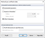 Možnosti verifikačních dat