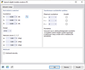 Nastavení pro import IFC