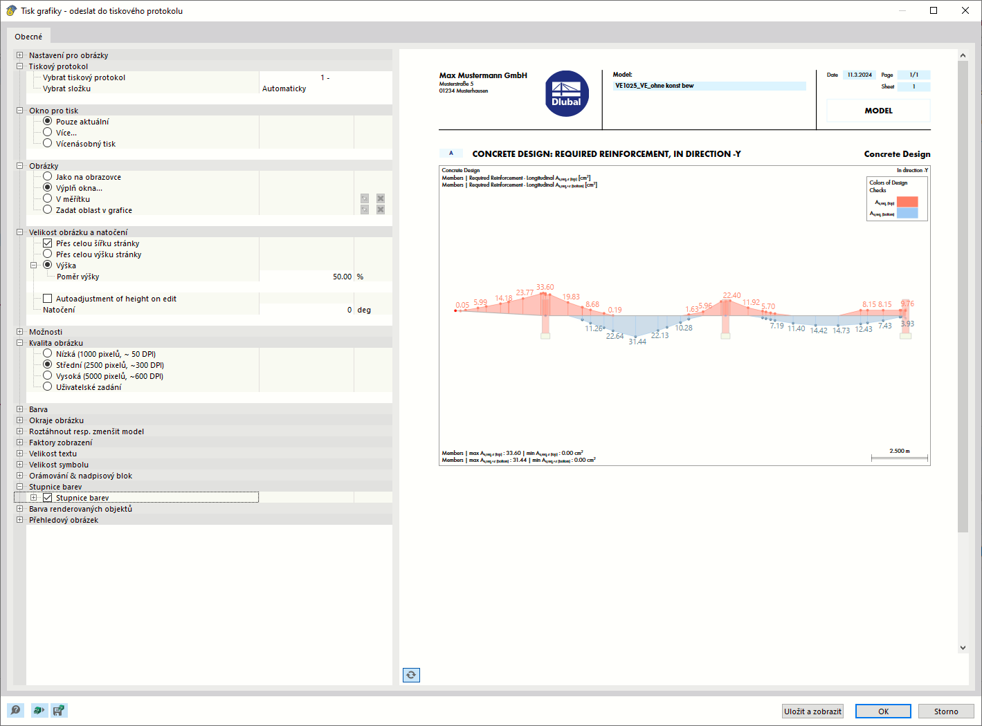 Připravte grafický tisk