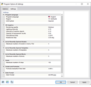 Záložka 'Nastavení'