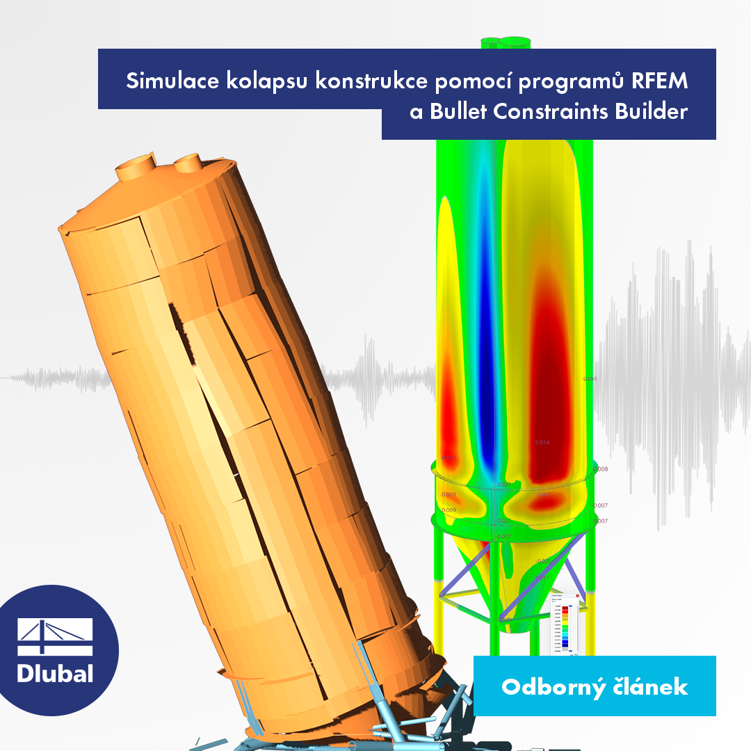 Simulace kolapsu konstrukce pomocí programů RFEM a Bullet Constraints Builder