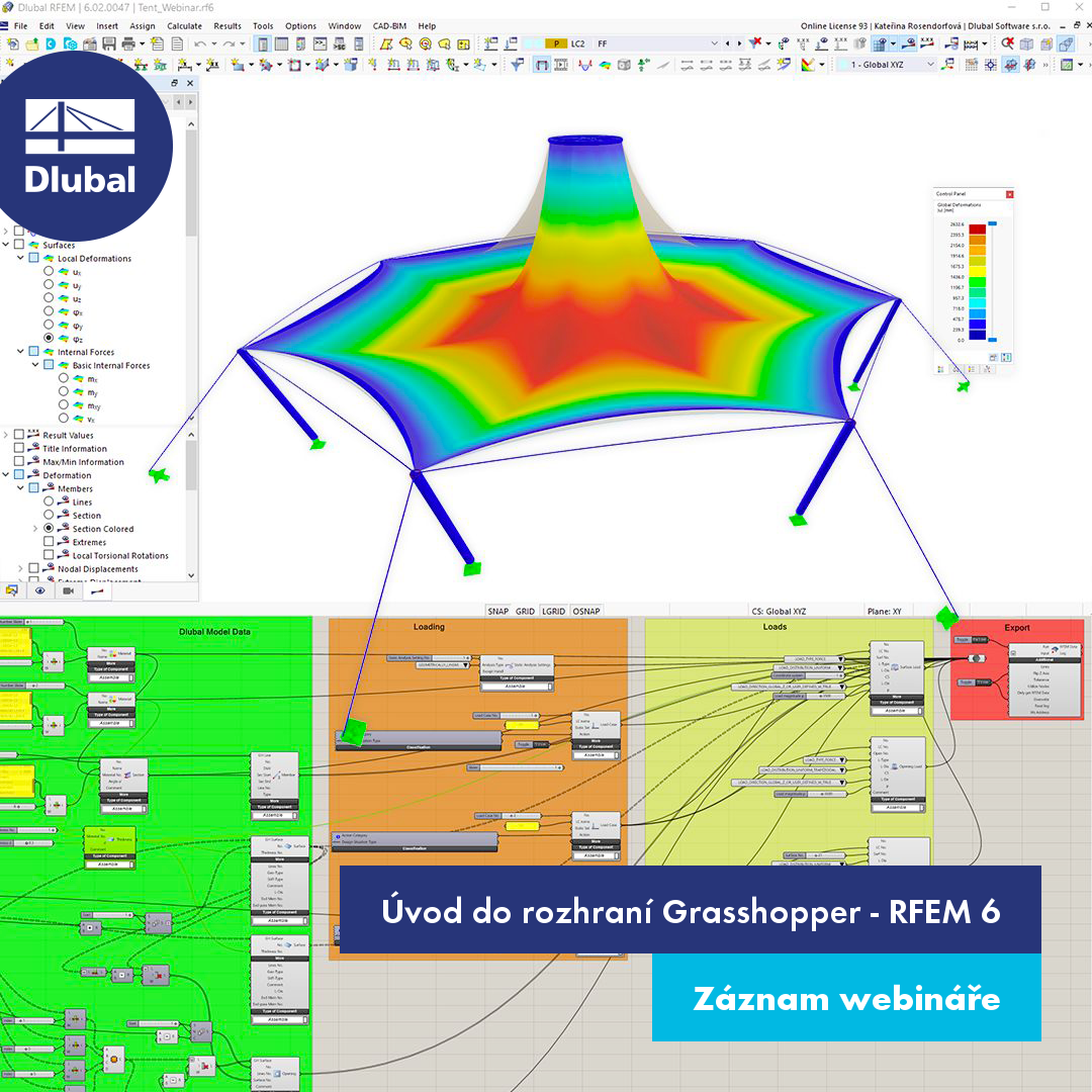 Úvod do rozhraní Grasshopper - RFEM 6