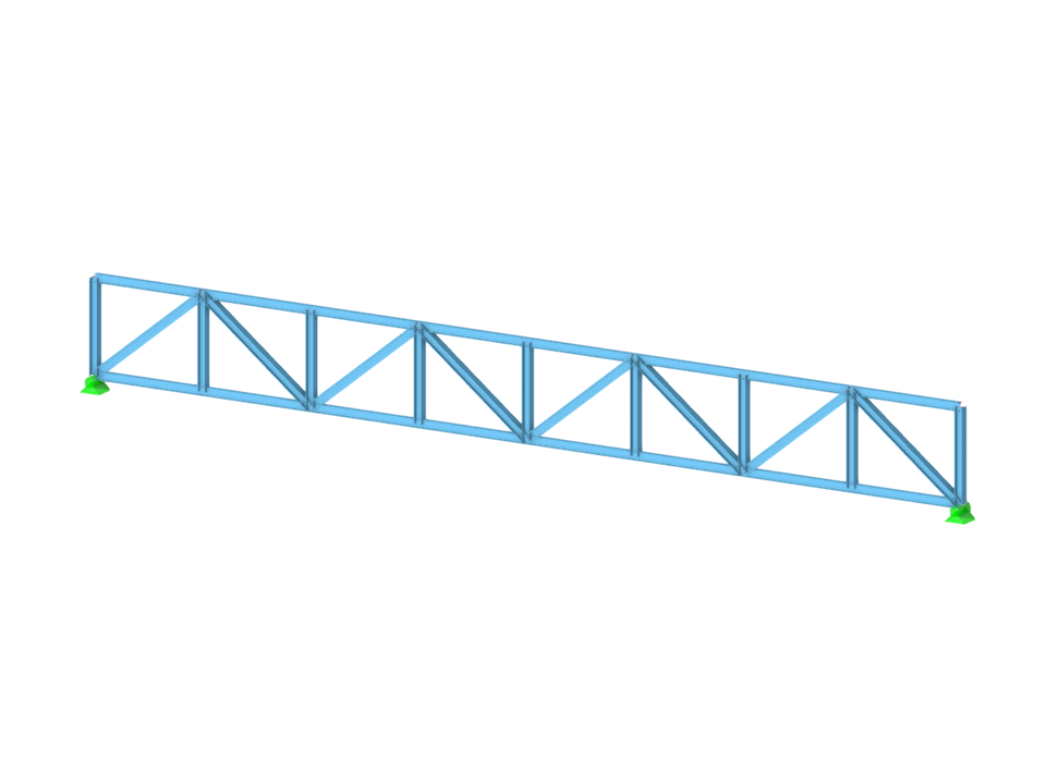 Model 004548 | Příhradový nosník