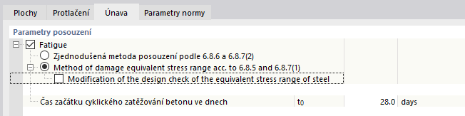 Metoda posouzení 2 - Konfigurace mezního stavu únosnosti