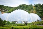 Projekt Eden: Botanická zahrada s harmonickou organickou architekturou