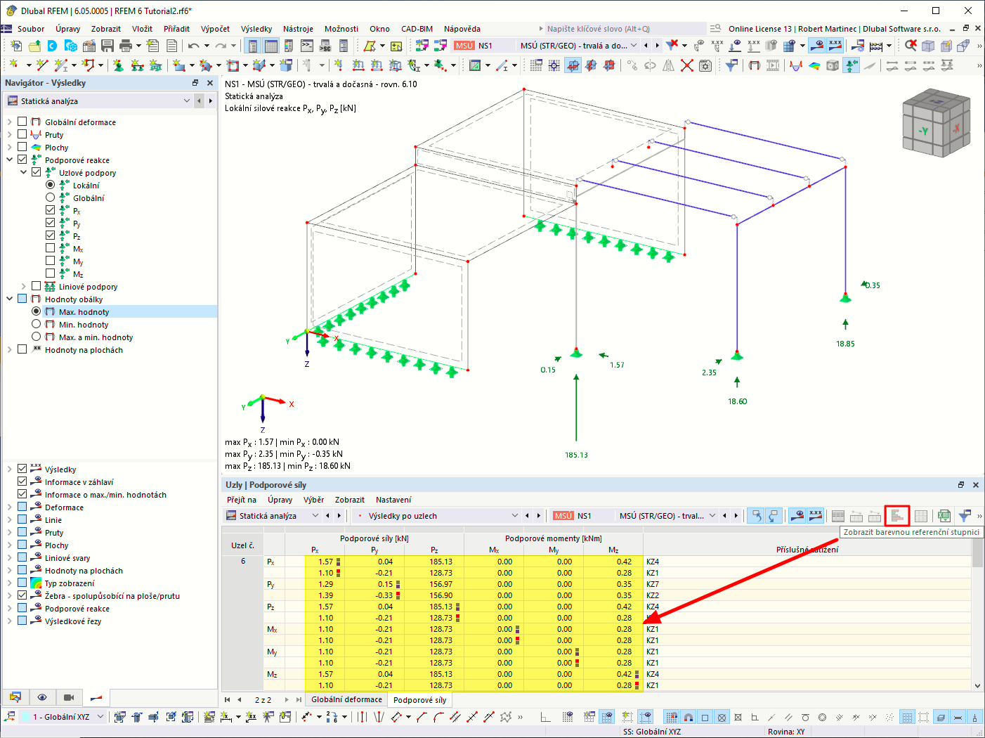 FAQ 005424 | Je možné skrýt modrou/červenou stupnici v tabulkách a v tiskovém protokolu?