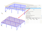 FAQ 005426 | Jak mohu v programu RFEM 6 aplikovat plošná zatížení na otevřenou konstrukci?