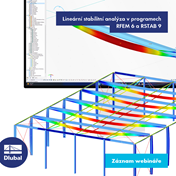 Lineární stabilitní analýza v programech RFEM 6 a RSTAB 9
