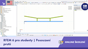 Online školení pro studenty zaměřené na posouzení prutů v programu RFEM 6.