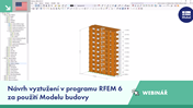 Návrh vyztužení v programu RFEM 6 za použití Modelu budovy