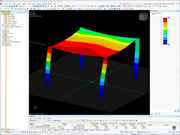 FAQ 005506 | Jak mohu v programu RFEM 6/RSTAB 9 zobrazit pouze deformovanou geometrii a skrýt nedeformovanou geometrii?