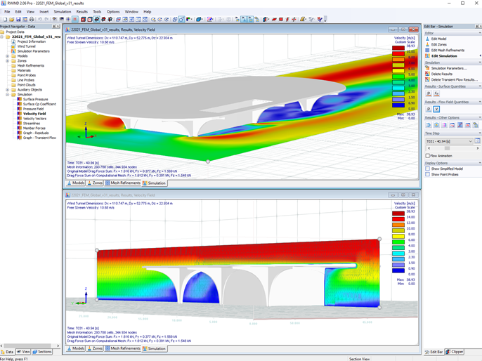 Model dobíjecí stanice Better Energy v programu RWIND