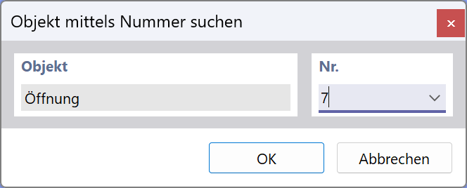 FAQ 005546 | Jak najdu v programu RFEM 6 otvor s určitým číslem?