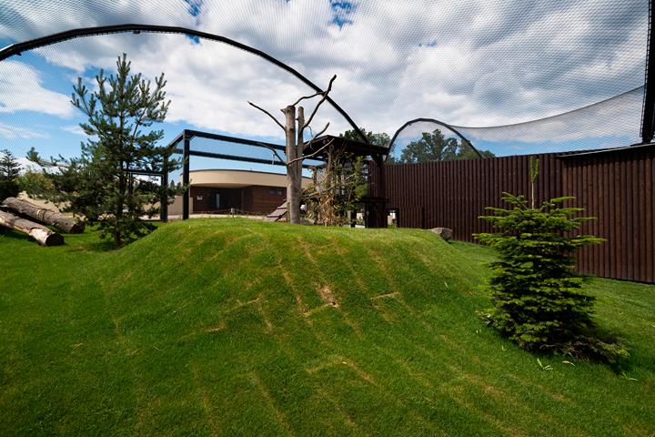 Konstrukce pavilonu záchranného centra CITES v Zoo Tábor | Prostředí uvnitř pavilonu