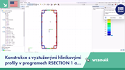 Ilustrace posouzení hliníkových profilů v programech RSECTION 1 a RFEM 6 použitých v inženýrském webináři