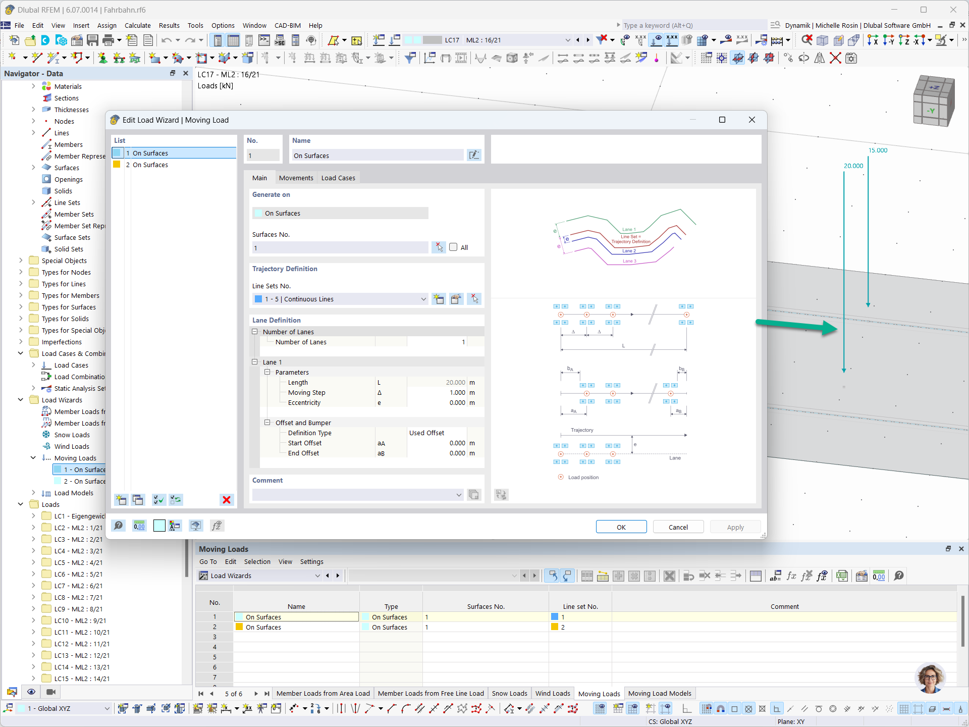 Funkce 002893 | Generátor pohyblivých zatížení