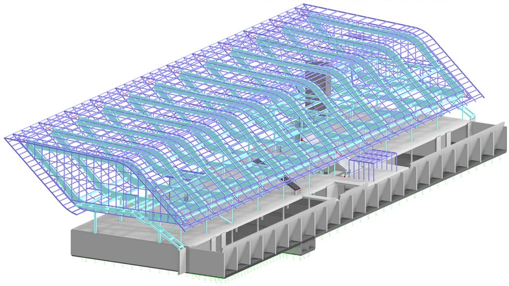 Moderní architektonický design obchodu BORA Flagshipstore v Herfordu, Německo