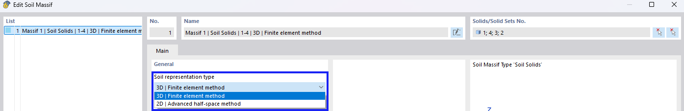 Typ modelování půdy