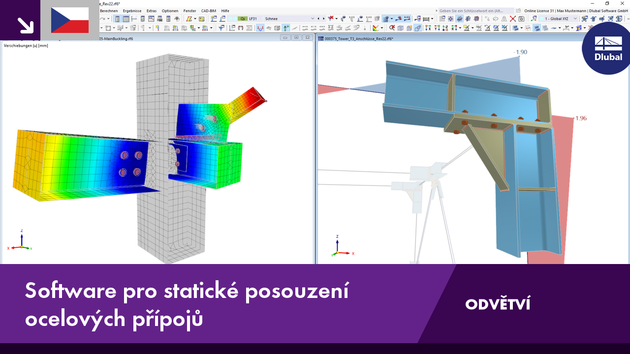 Video o analýze ocelových přípojů| Efektivní návrh s KP