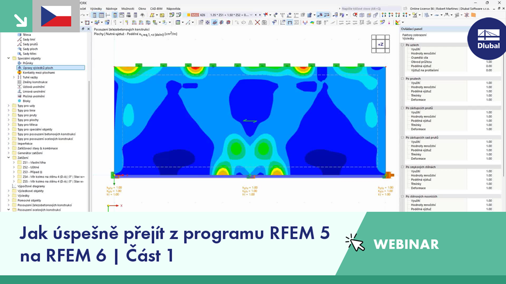 Webinar o úspěšném přechodu z RFEM 5 na RFEM 6, část 1