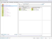 Ilustrace odpovídající kombinace zatížení s technickými anotacemi pro interakci zatížení