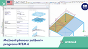 Přehled možností přenosu zatížení v programu RFEM 6 během webináře.