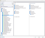 Správce tabulky výsledků zobrazuje přehledné údaje o výsledcích získaných metodami přírůstkové analýzy v softwaru Dlubal.
