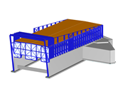 Horní stanice lanovky 3S odolná proti sněhu, větru a vysokému počtu cestujících