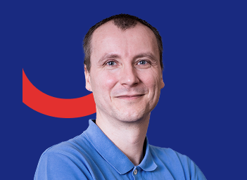 Portrét Jaroslava Brože, účastníka sympozia v Brně, zástupce Dlubal Software. Sympozium Mosty 2025.