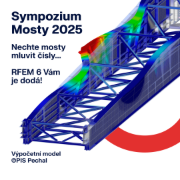 Členové týmu diskutují o konstrukčních a výpočetních řešeních pro mostní stavby na sympoziu Mosty 2025.