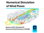 Simulace proudění větru pomocí numerických metod založených na manuálu WTG, vizualizovaná v programu WIND.