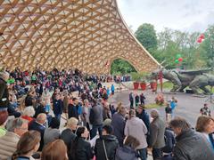 Slavnostní otevření Park Arény ve Furthu im Wald s účastníky a hosty