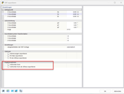 Dialog s různými možnostmi pro export do formátu DXF
